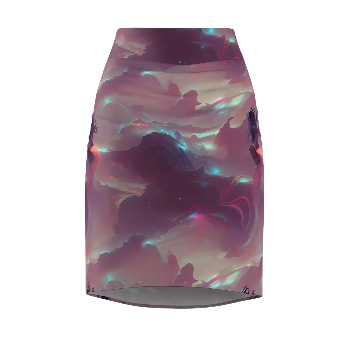 Astral Illusions on Pencil Skirt — Front