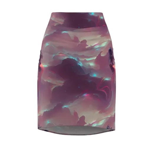 Astral Illusions on a Pencil Skirt