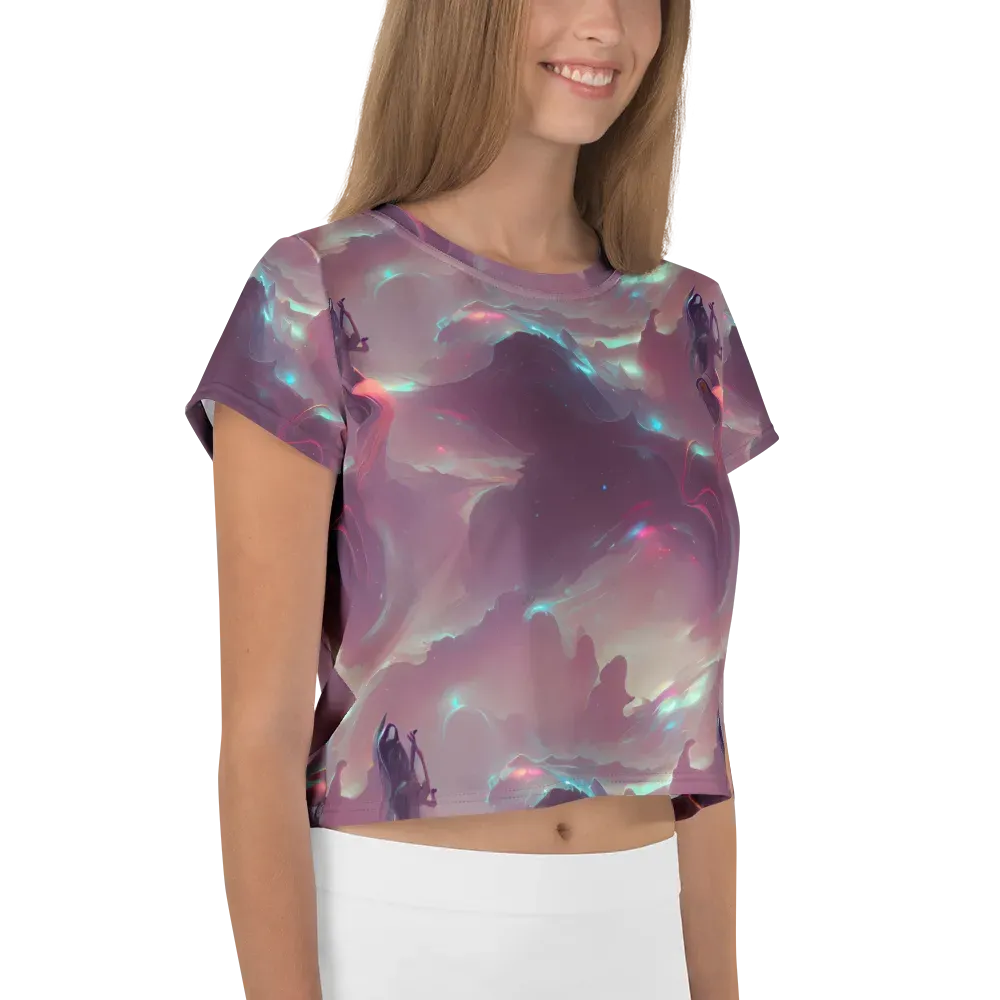 Astral Illusions on Crop Tee — Right