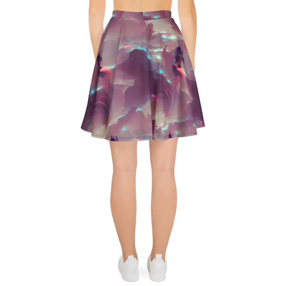 Astral Illusions on Skater Skirt — Back