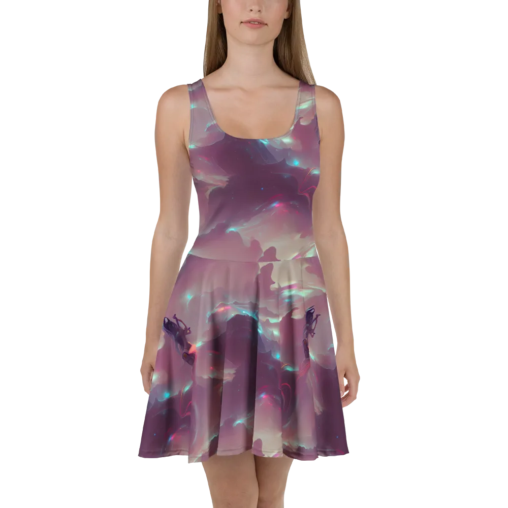 Astral Illusions on Skater Dress — Front