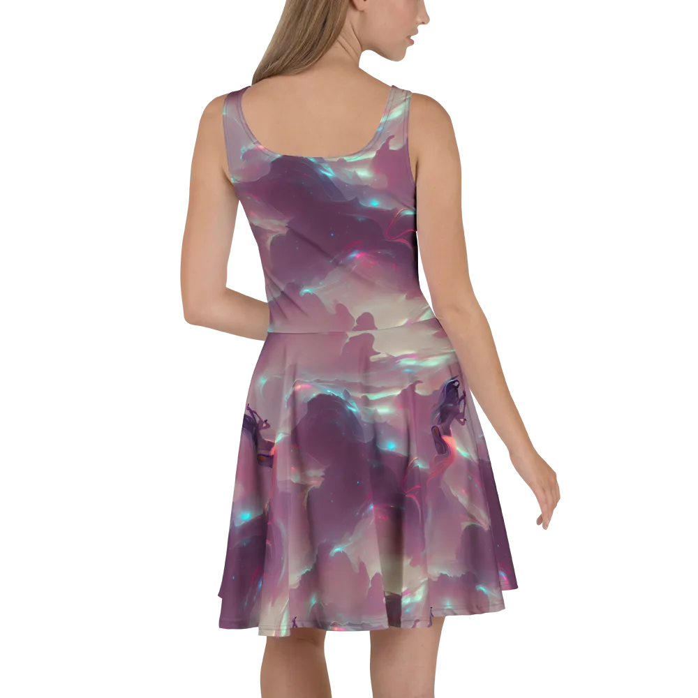 Astral Illusions on Skater Dress — Back
