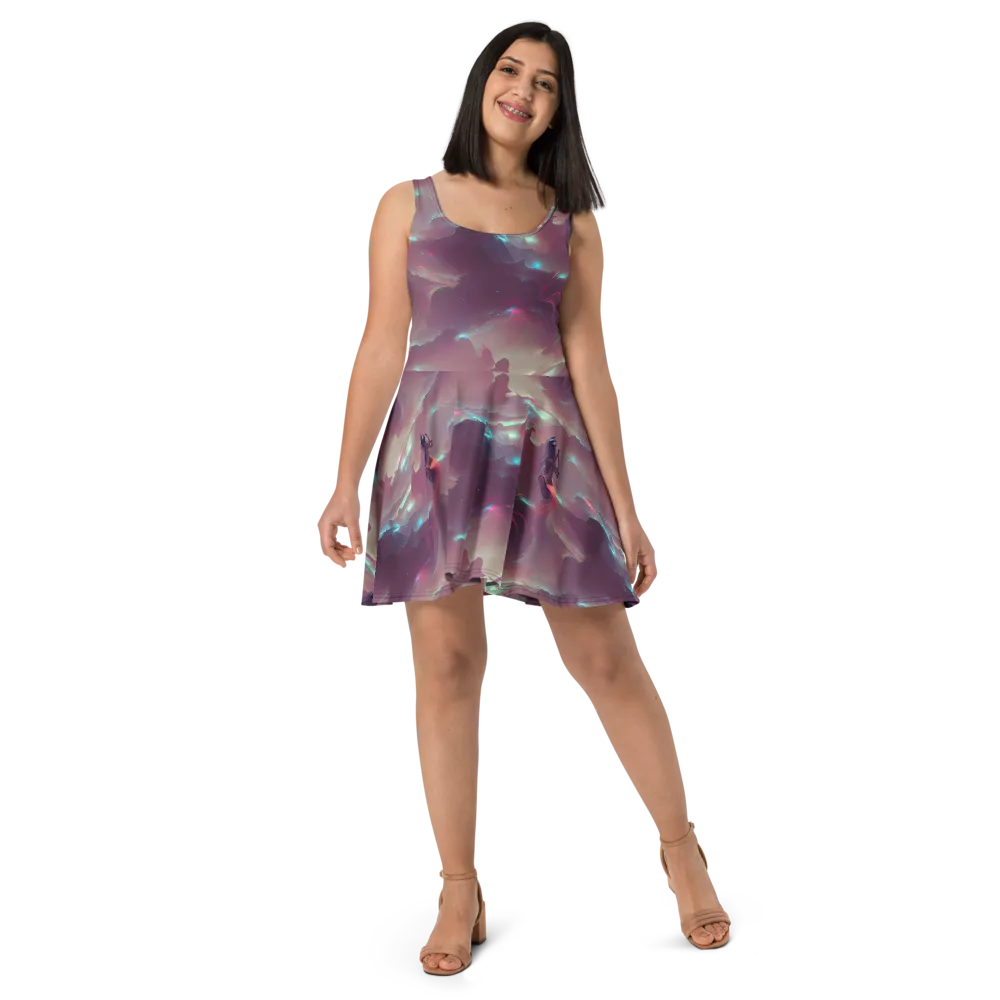 Astral Illusions on Skater Dress — Front