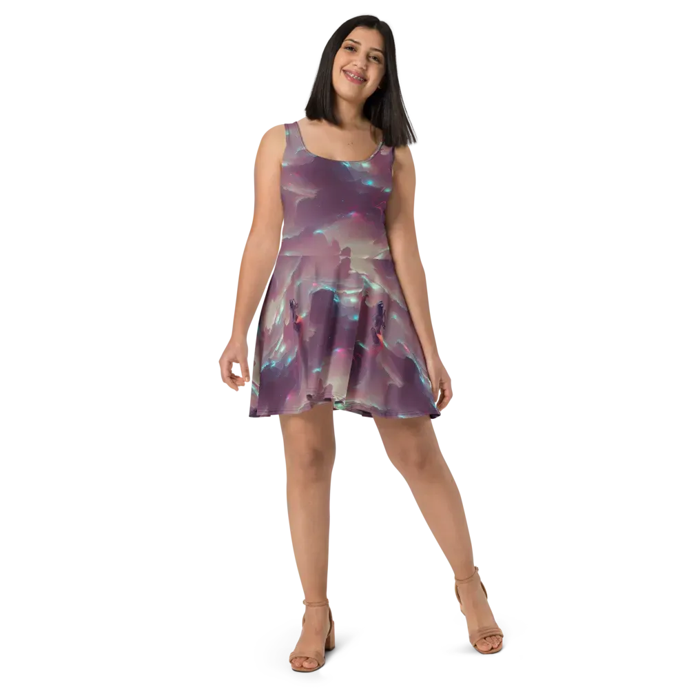 Astral Illusions on Skater Dress — Front