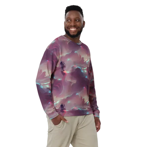 Astral Illusions on a Sweatshirt