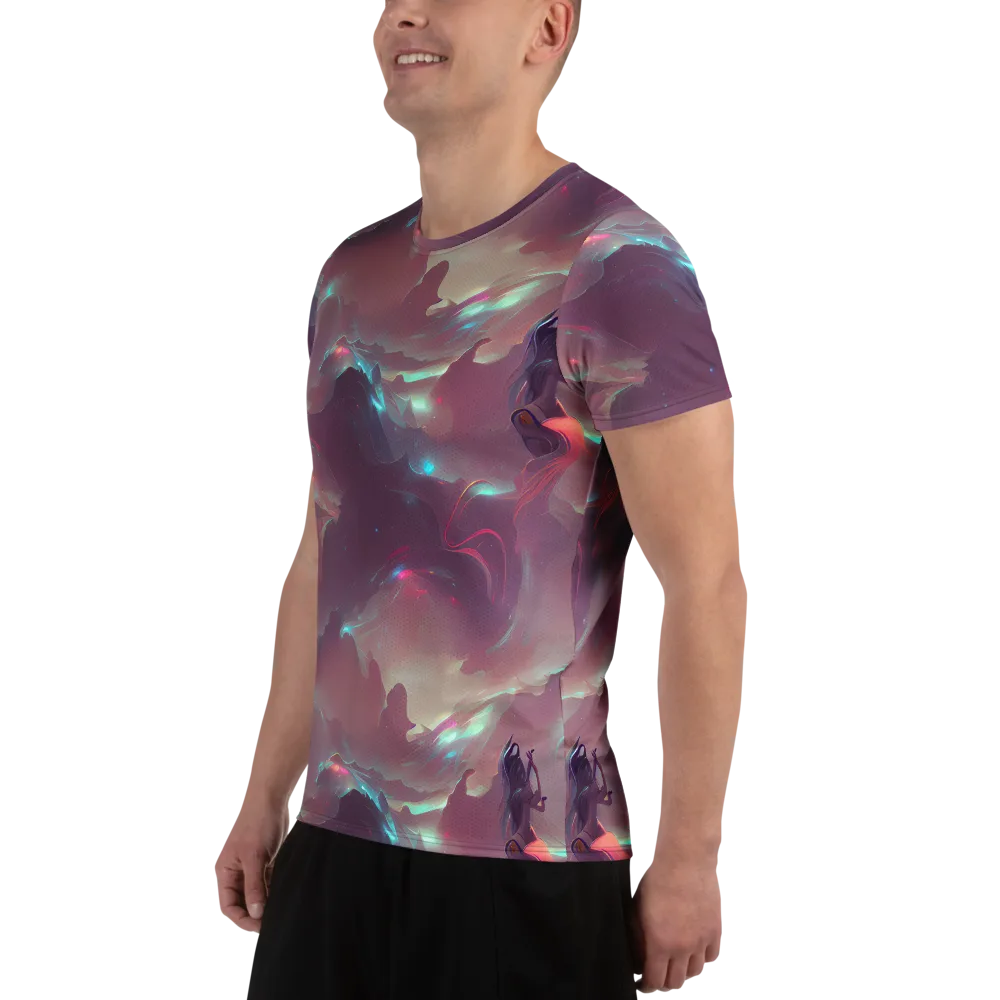 Astral Illusions on Men's Athletic T-Shirt — Left