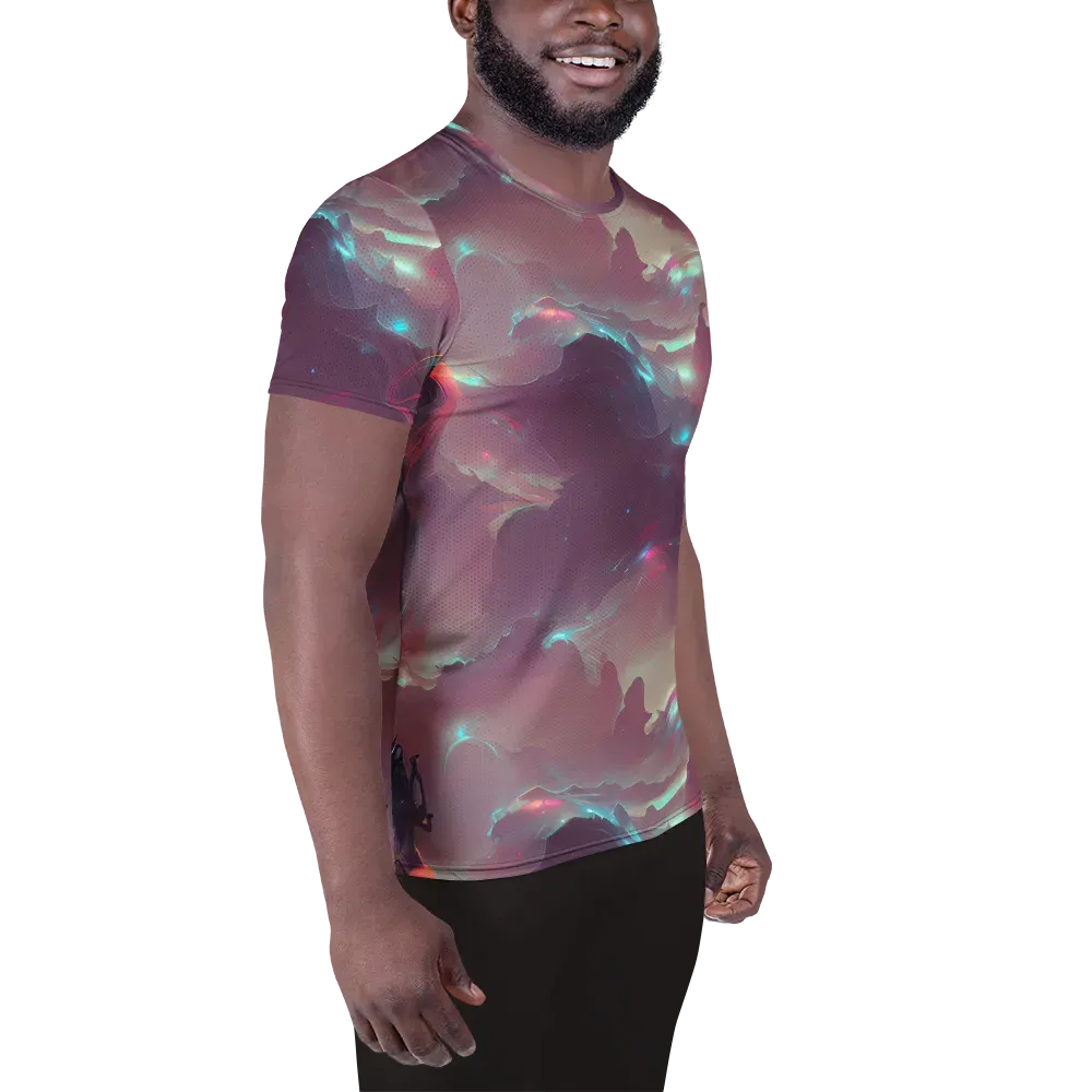 Astral Illusions on Men's Athletic T-Shirt — Right