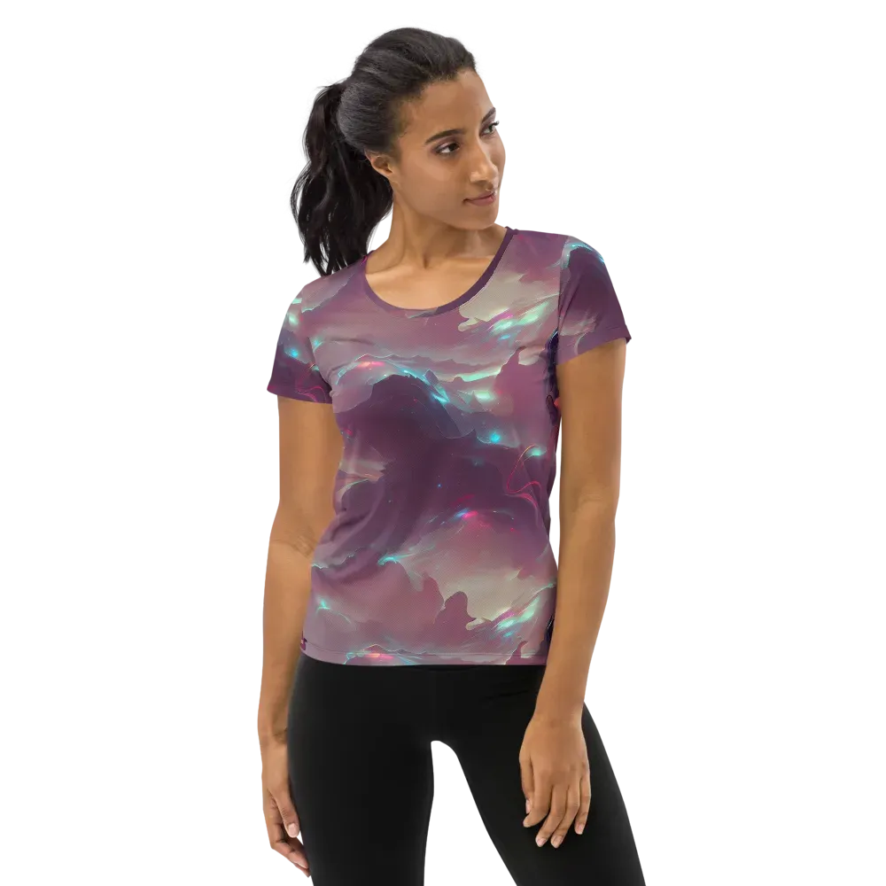 Astral Illusions on Women's Athletic T-Shirt — Front