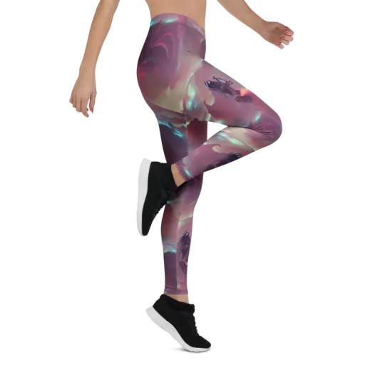 Astral Illusions on a Leggings