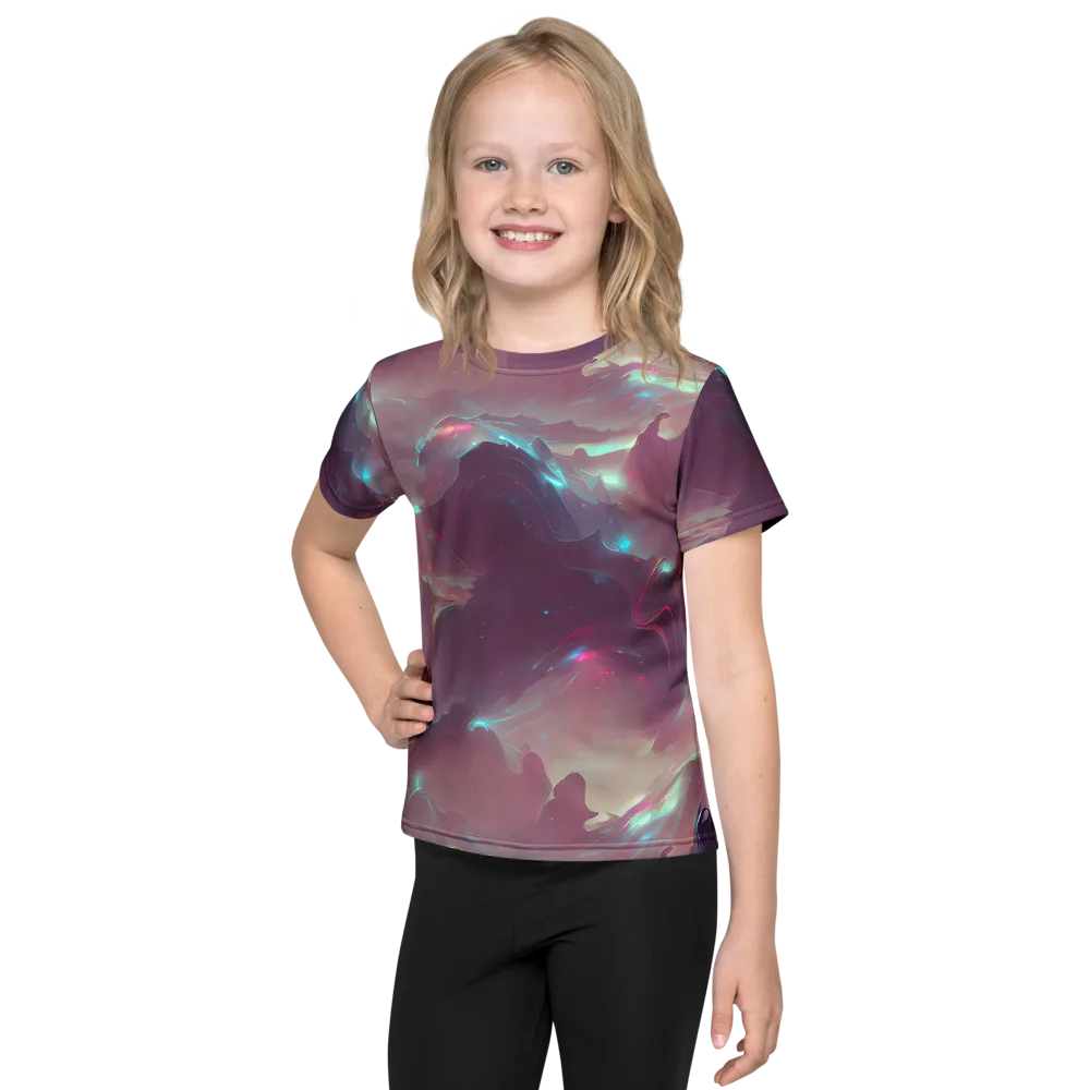 Astral Illusions on Kids Crew Neck T-Shirt — Front