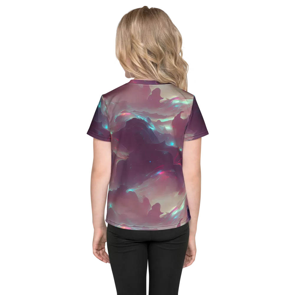Astral Illusions on Kids Crew Neck T-Shirt — Back