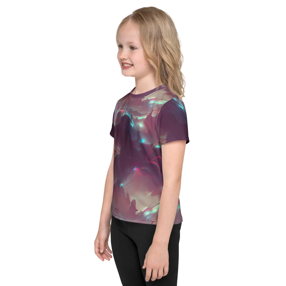 Astral Illusions on Kids Crew Neck T-Shirt — Left