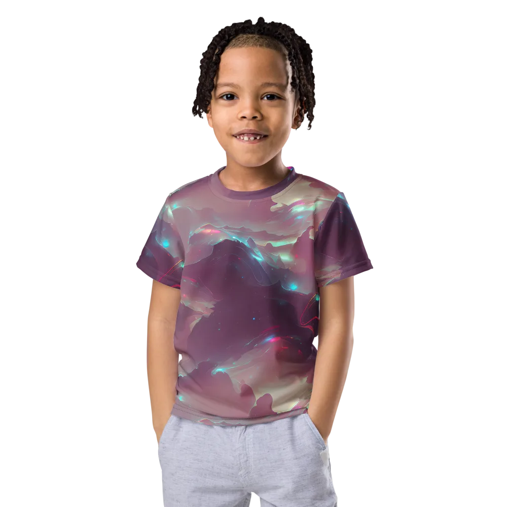 Astral Illusions on Kids Crew Neck T-Shirt — Front