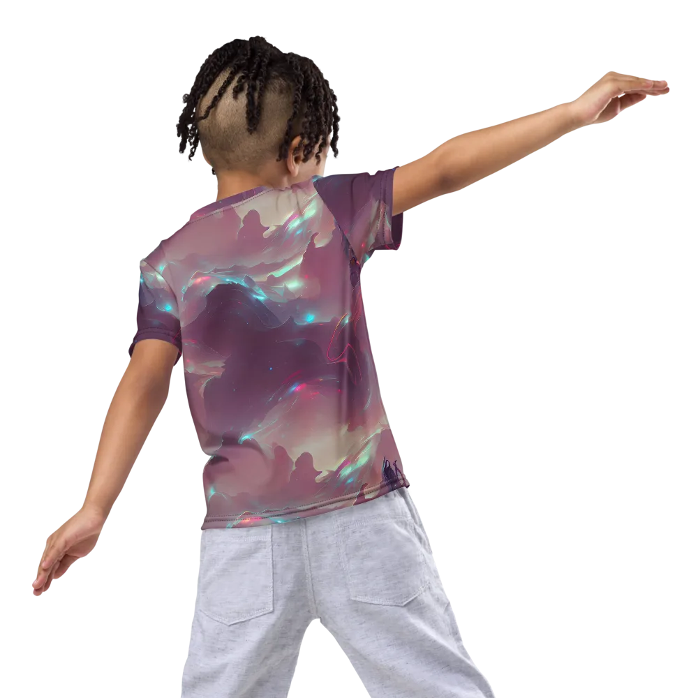 Astral Illusions on Kids Crew Neck T-Shirt — Back