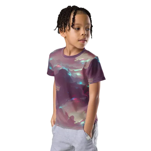 Astral Illusions on a Kids Crew Neck T-Shirt