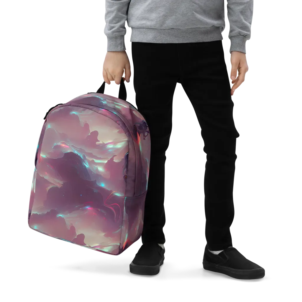 Astral Illusions on Minimalist Backpack — Zoomed-in