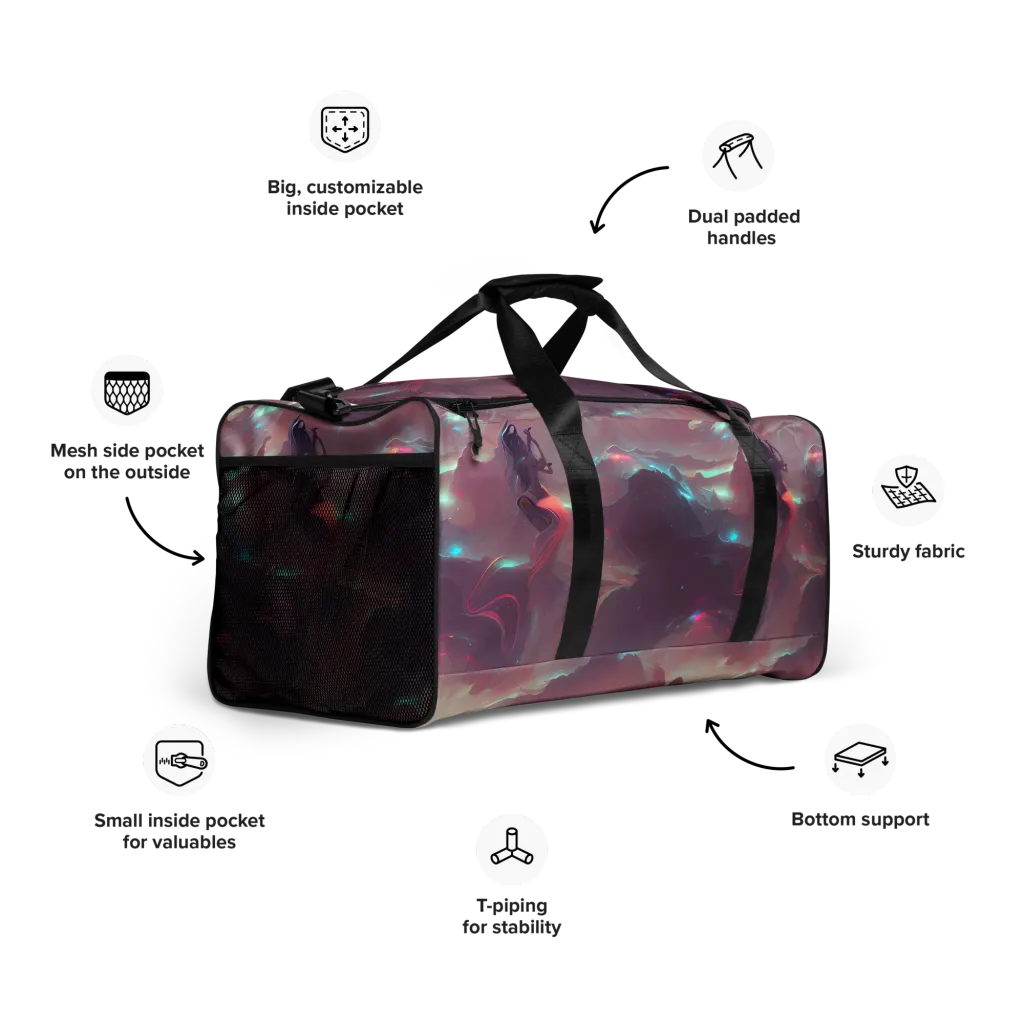 Astral Illusions on Duffle Bag — Right Front