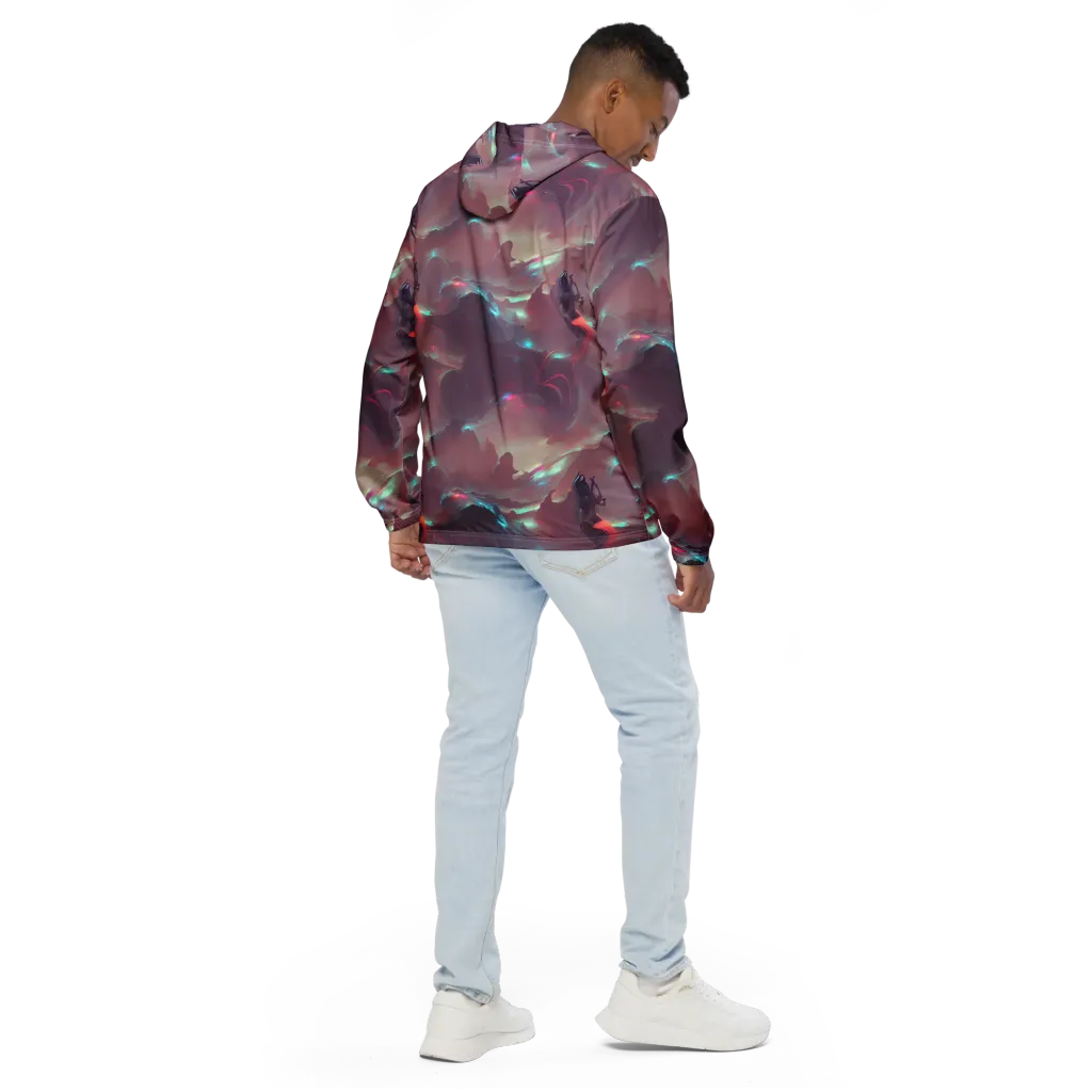 Astral Illusions on Men's Windbreaker — Back
