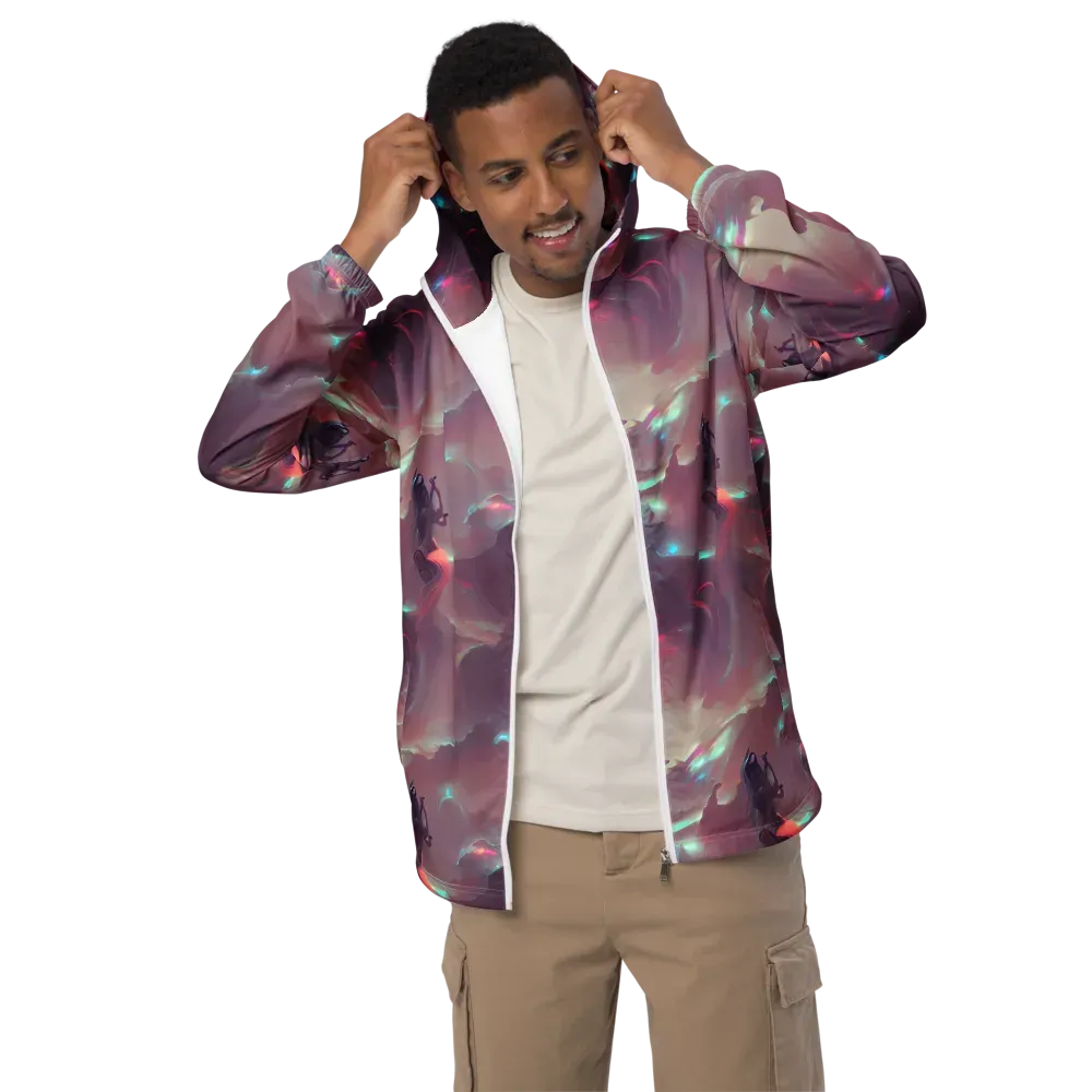 Astral Illusions on Men's Windbreaker — Front