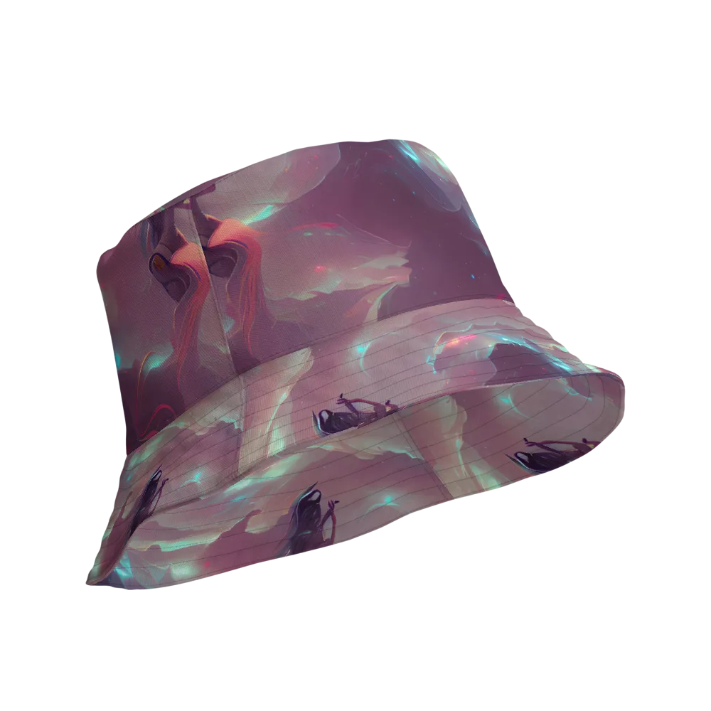Astral Illusions on Reversible Bucket Hat — Product details Outside