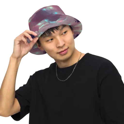 Astral Illusions on a Reversible Bucket Hat