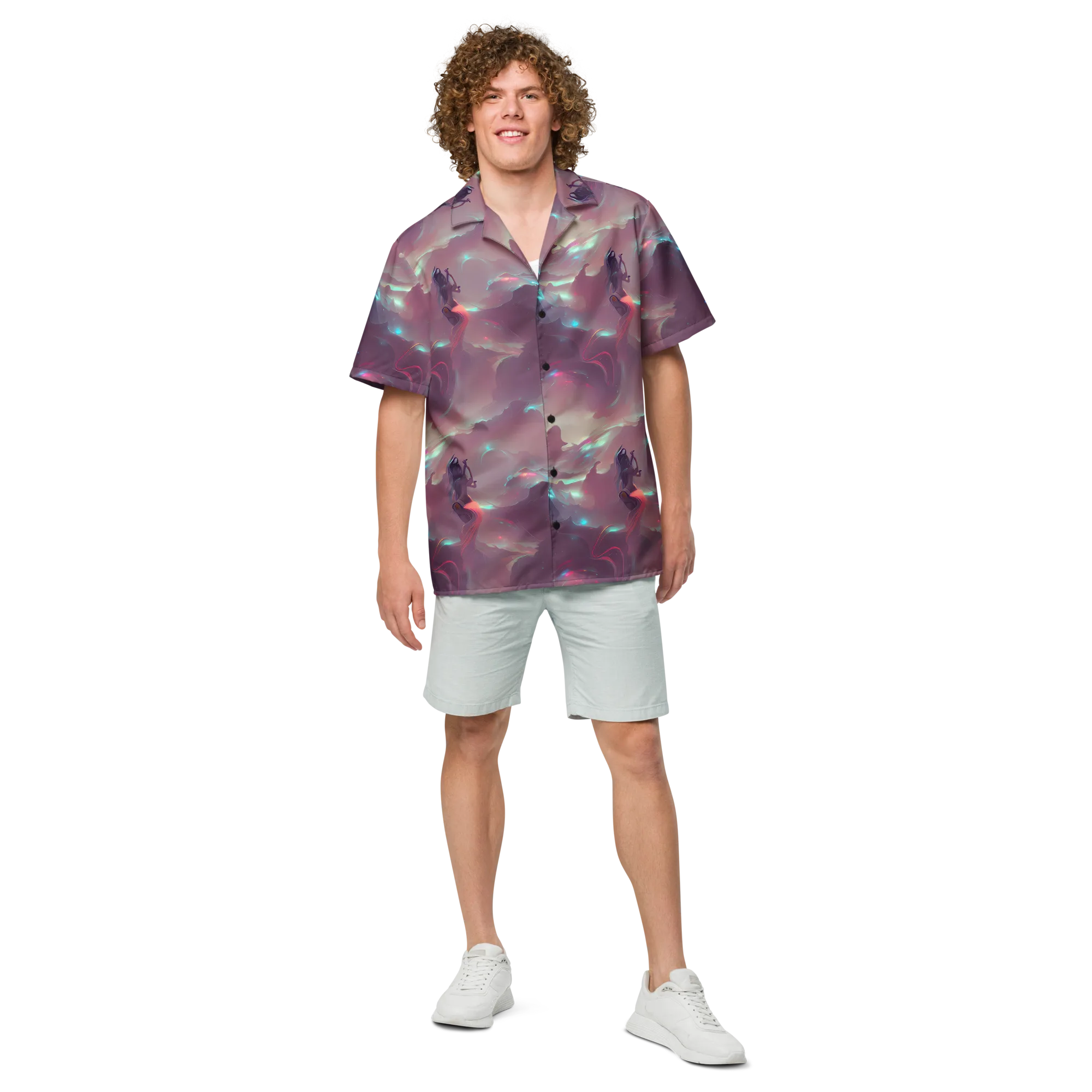 Astral Illusions on Button Shirt — Front