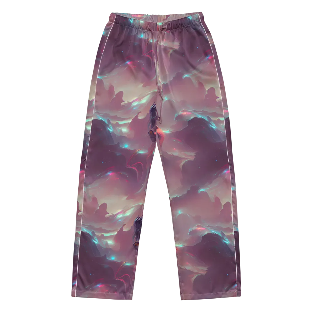 Astral Illusions on Women's Pajama Pants — Front