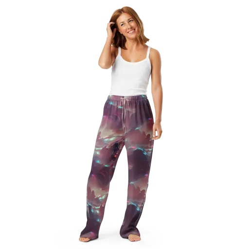 Astral Illusions on a Women's Pajama Pants