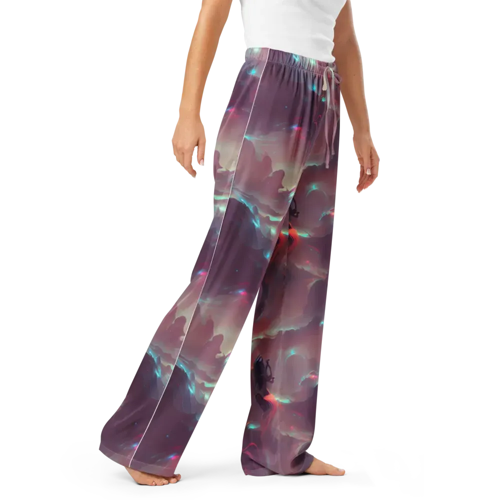 Astral Illusions on Women's Pajama Pants — Right Front