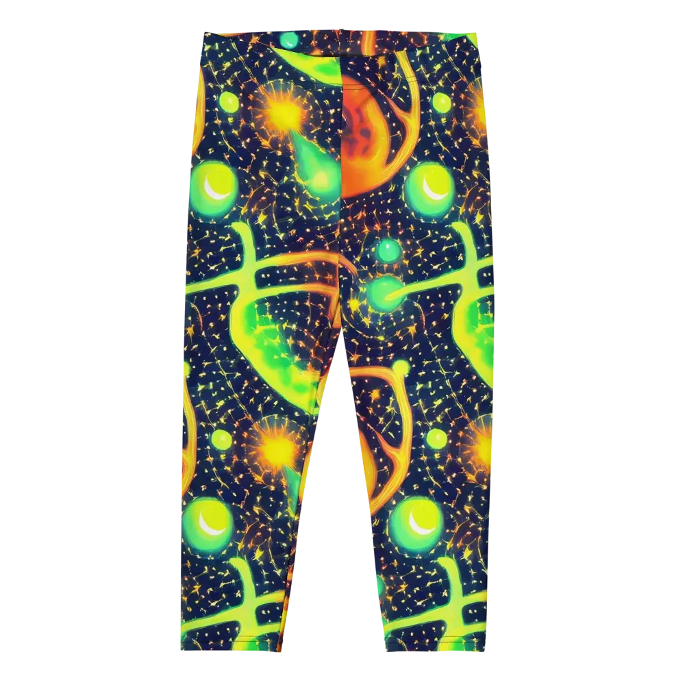 Coorte's Cosmos on Capri Leggings — Front