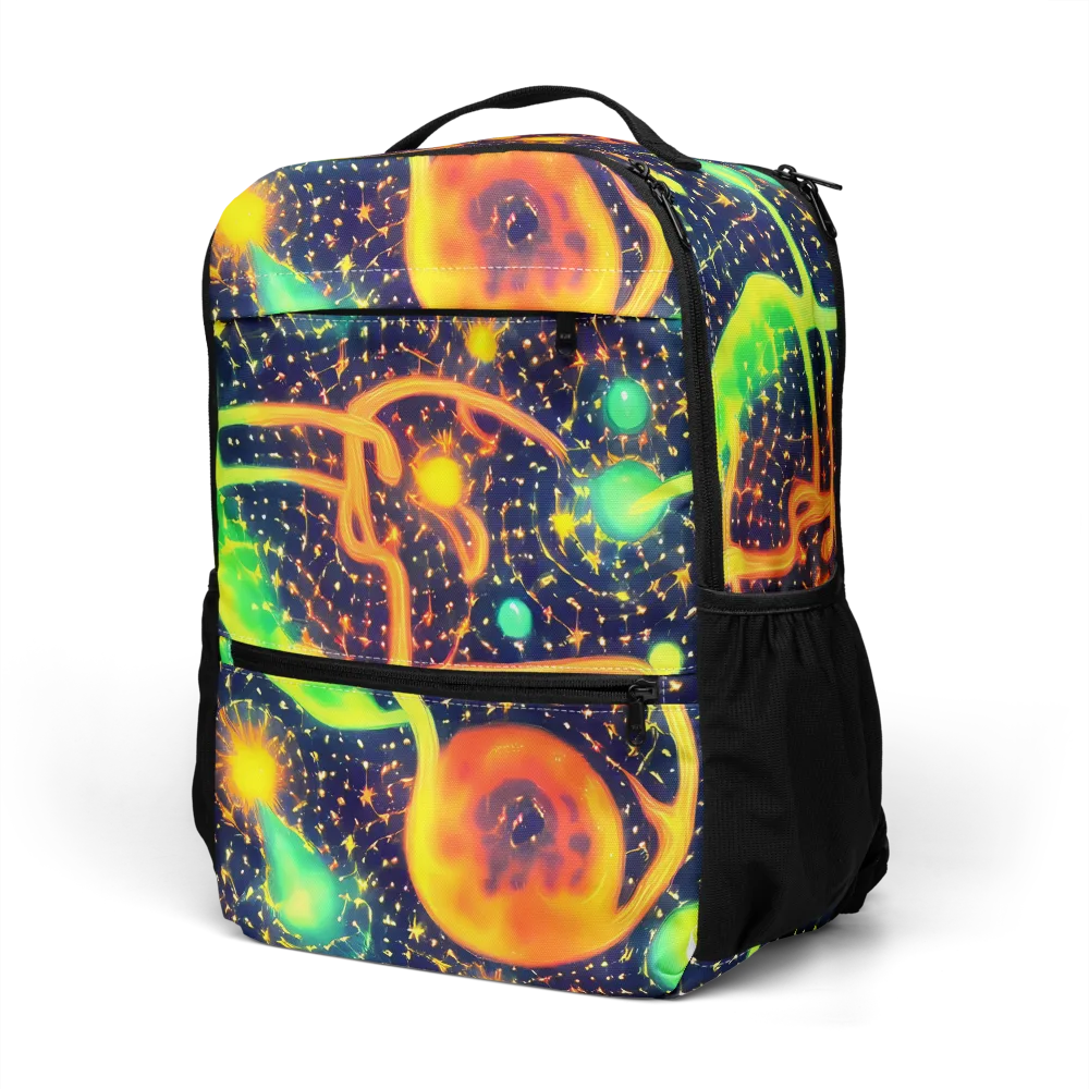 Coorte's Cosmos on Utility Backpack — Left Front