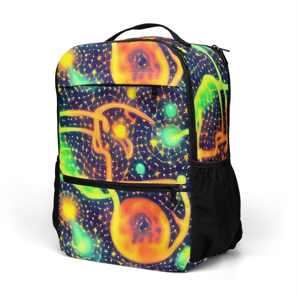 Coorte's Cosmos on Utility Backpack — Left Front