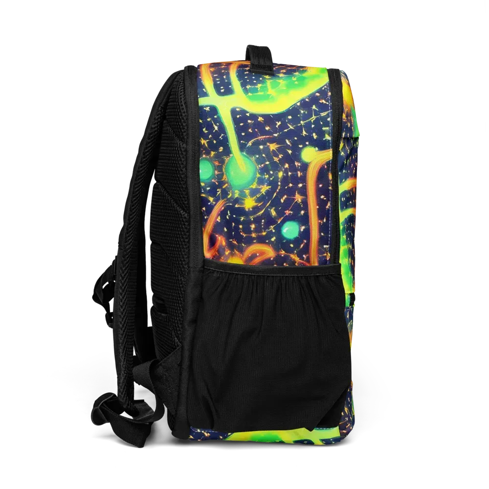 Coorte's Cosmos on Utility Backpack — Right