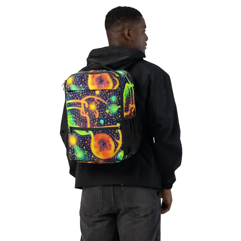Coorte's Cosmos on Utility Backpack — Back