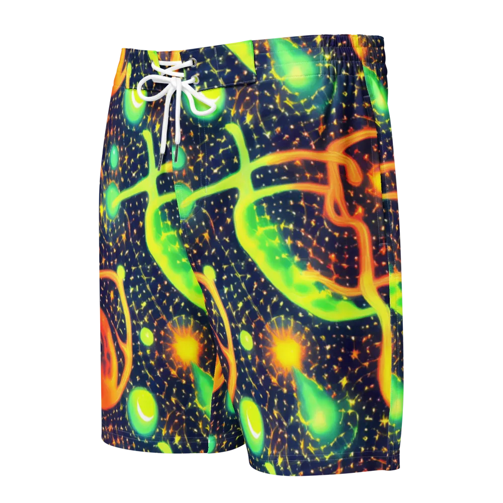 Coorte's Cosmos on Men's Board Shorts — Front