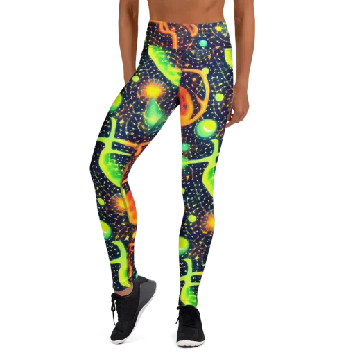 Coorte's Cosmos on a Yoga Leggings