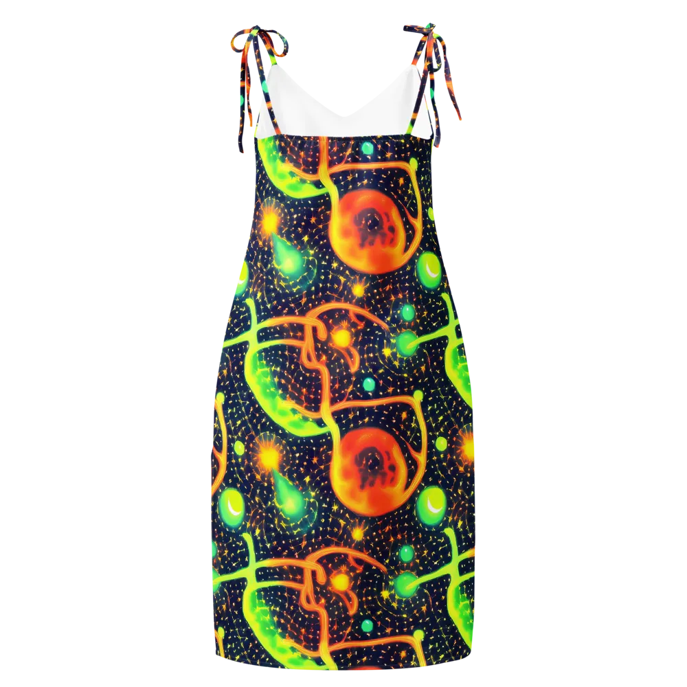 Coorte's Cosmos on Slip Dress — Back