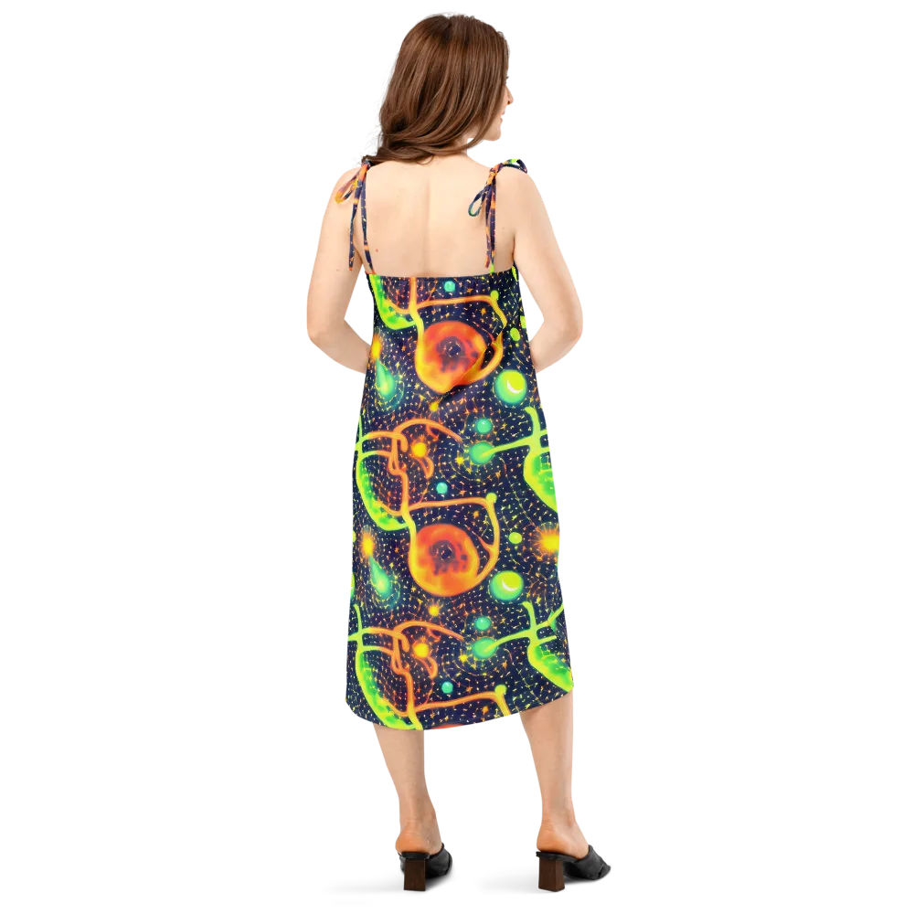 Coorte's Cosmos on Slip Dress — Back