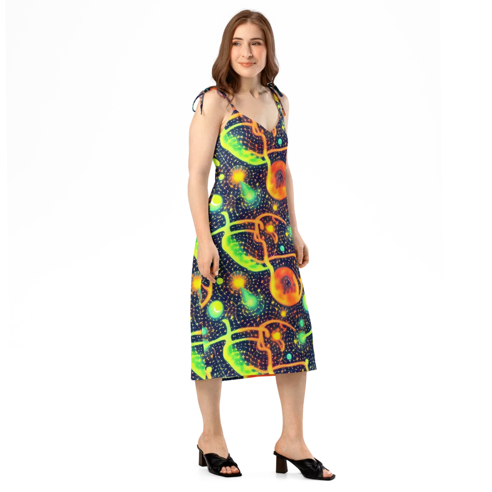 Coorte's Cosmos on Slip Dress — Right Front