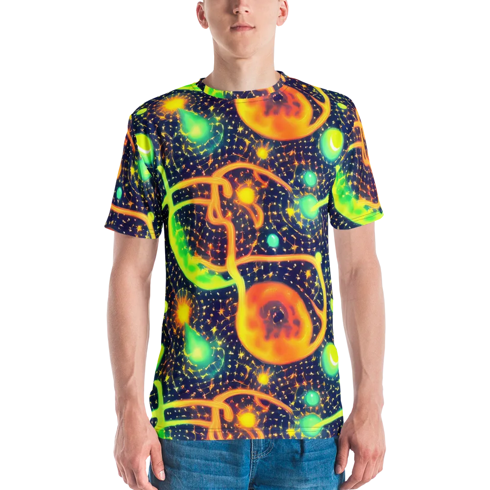 Coorte's Cosmos on Men's Crew Neck T-Shirt — Front