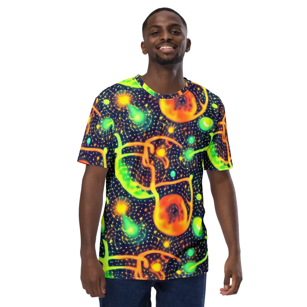 Coorte's Cosmos on Men's Crew Neck T-Shirt — Front