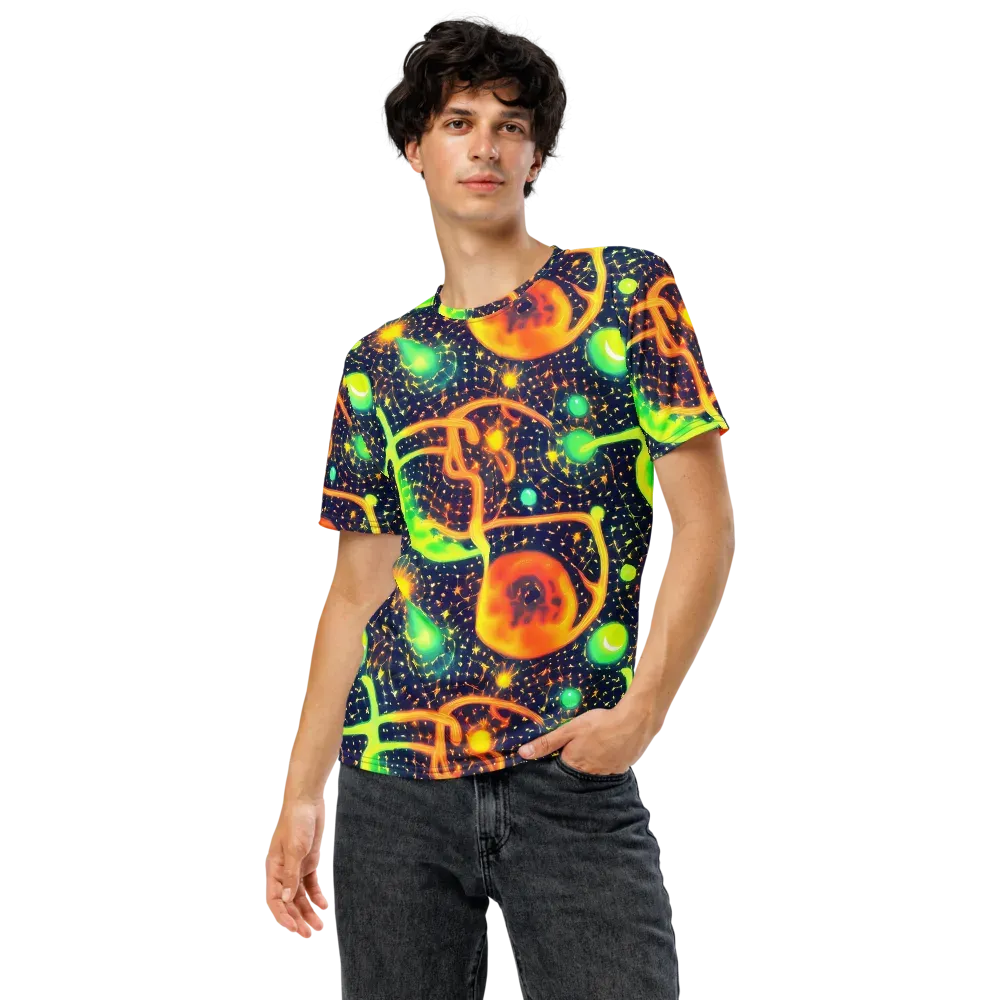 Coorte's Cosmos on Men's Crew Neck T-Shirt — Front