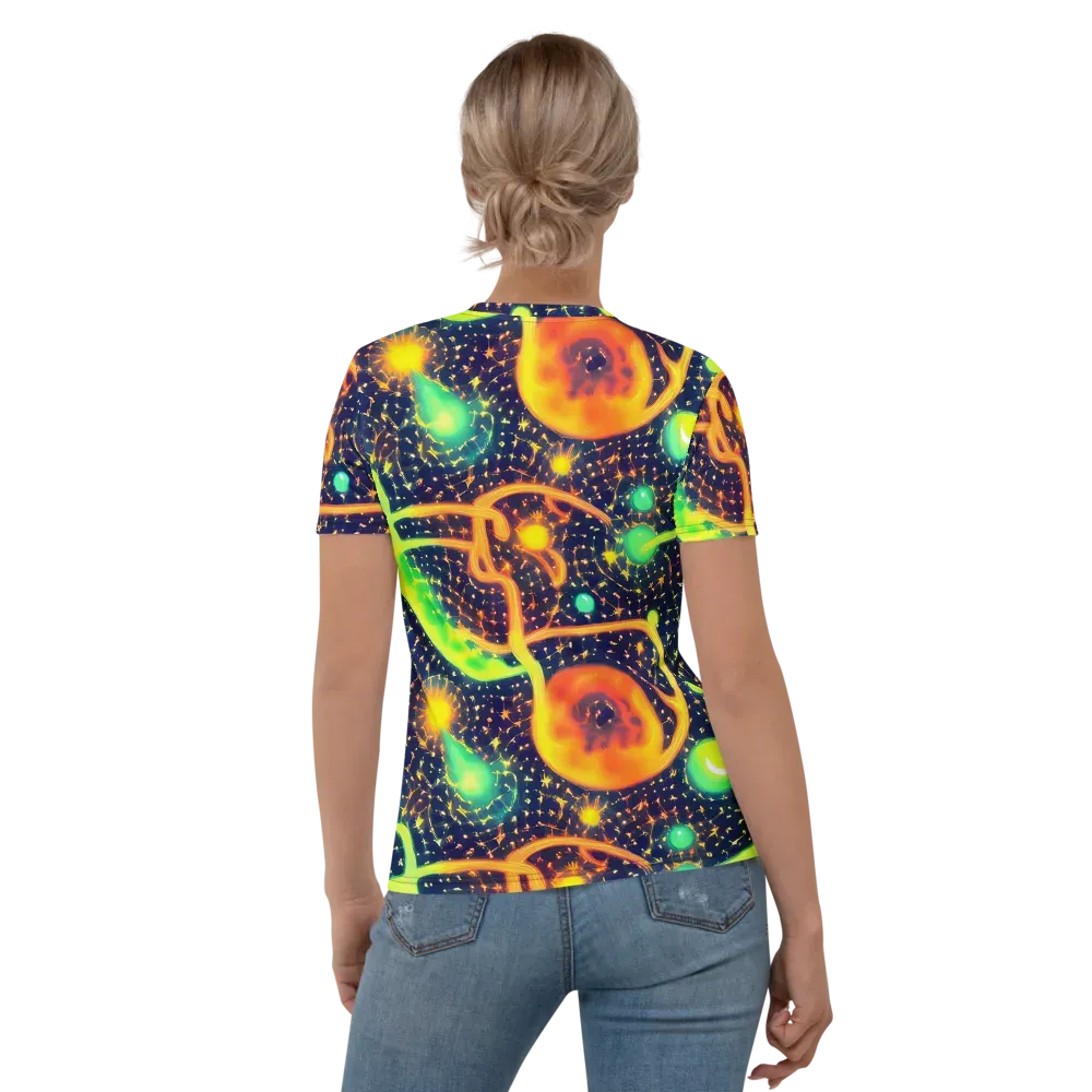 Coorte's Cosmos on Women's Crew Neck T-Shirt — Back