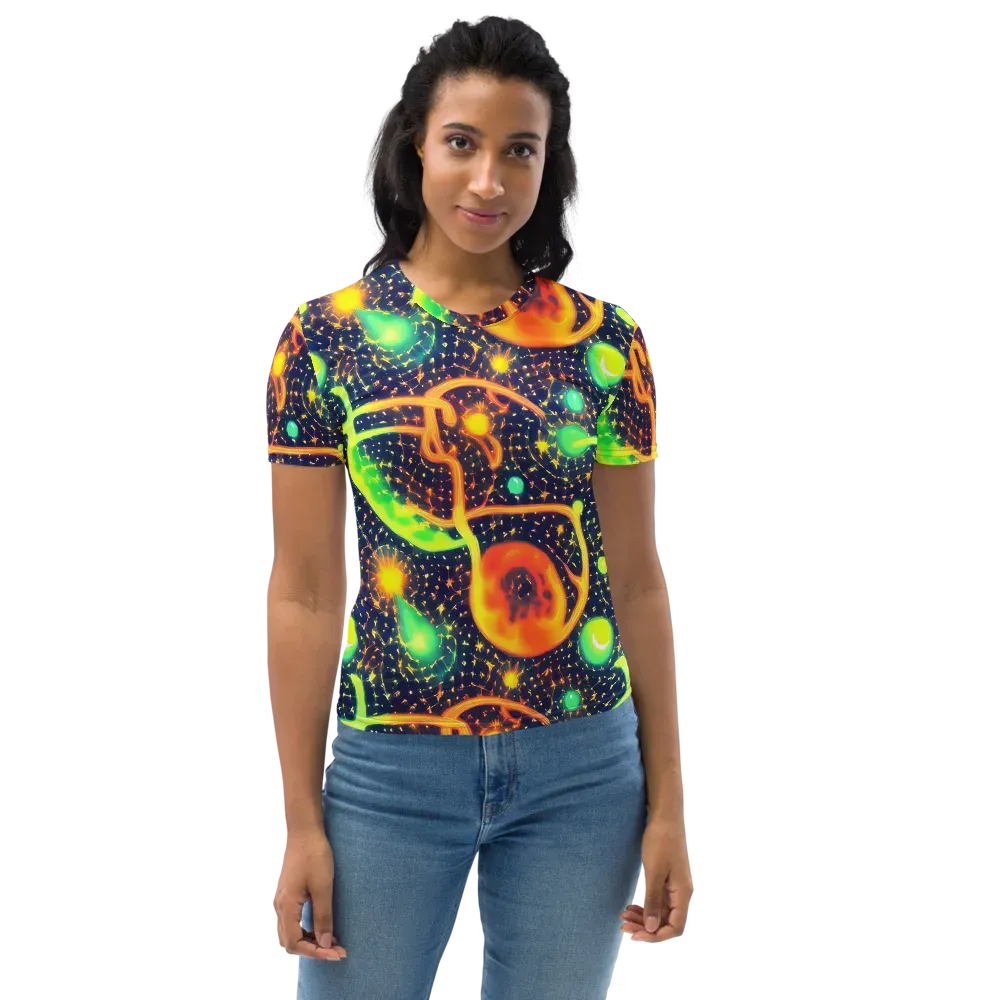 Coorte's Cosmos on Women's Crew Neck T-Shirt — Front