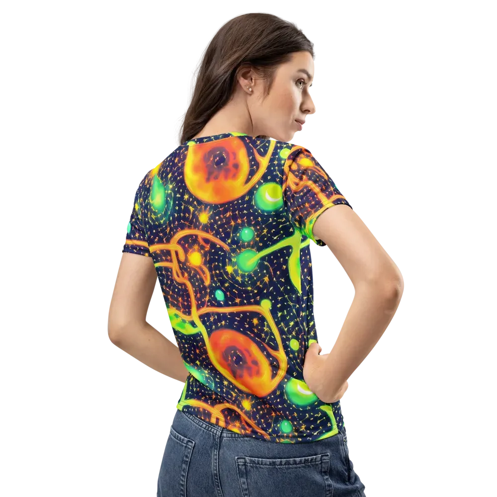 Coorte's Cosmos on Women's Crew Neck T-Shirt — Back
