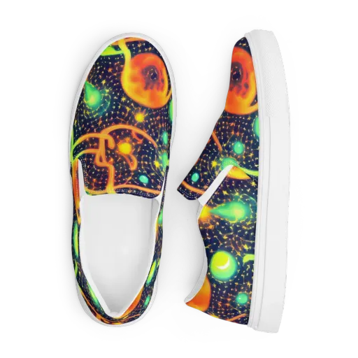 Coorte's Cosmos on a Men's Slip-On Canvas Shoes