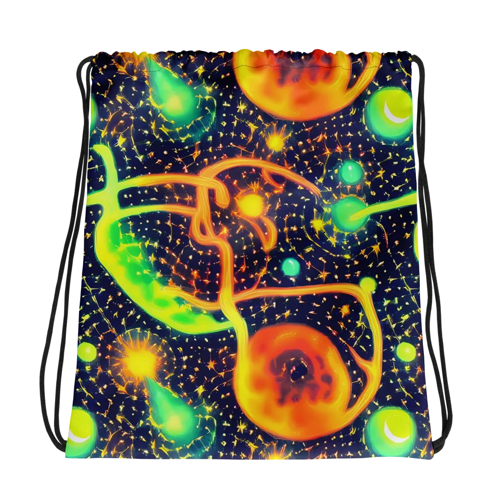 Coorte's Cosmos on Drawstring Bag — Photo