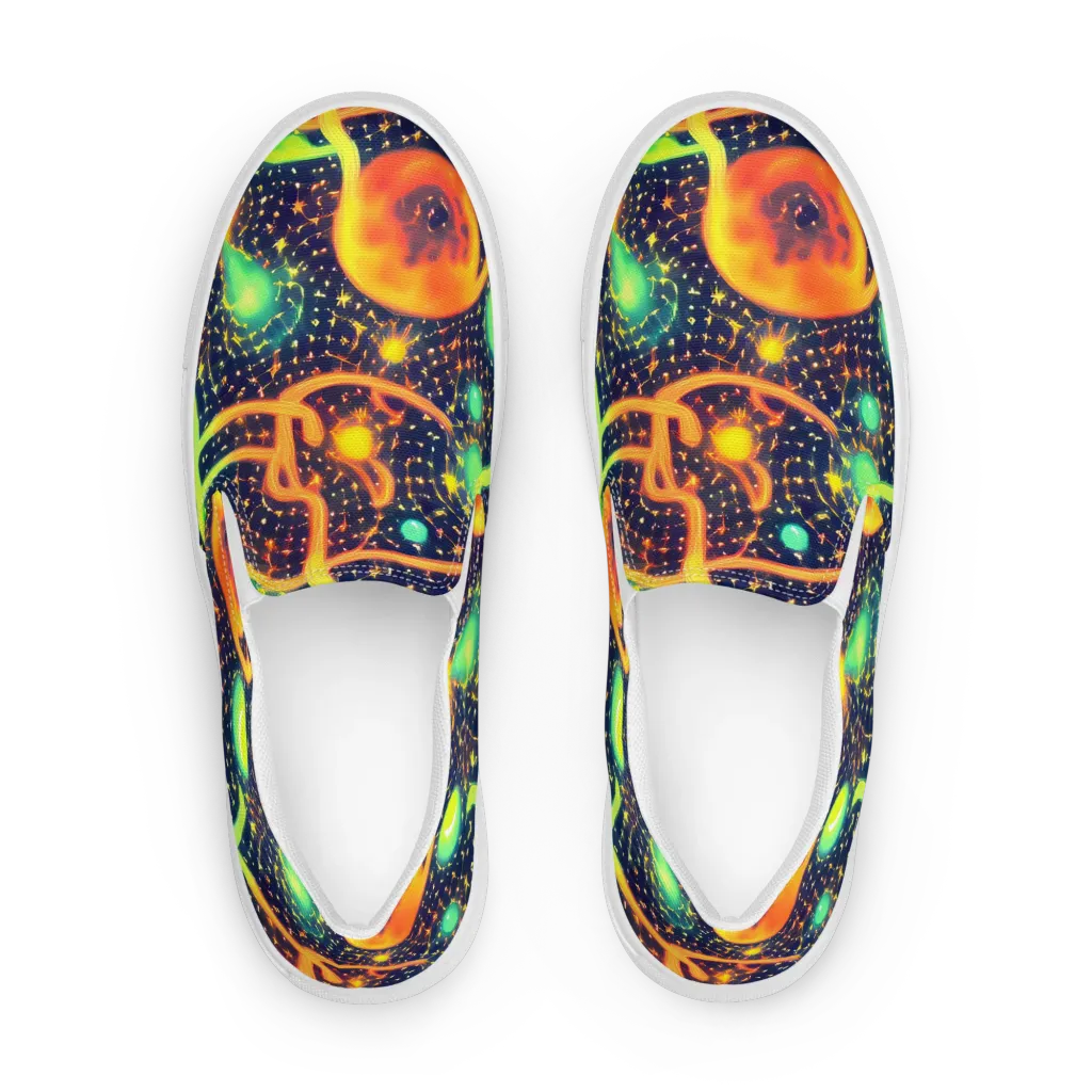 Coorte's Cosmos on Women's Slip-On Canvas Shoes — Front