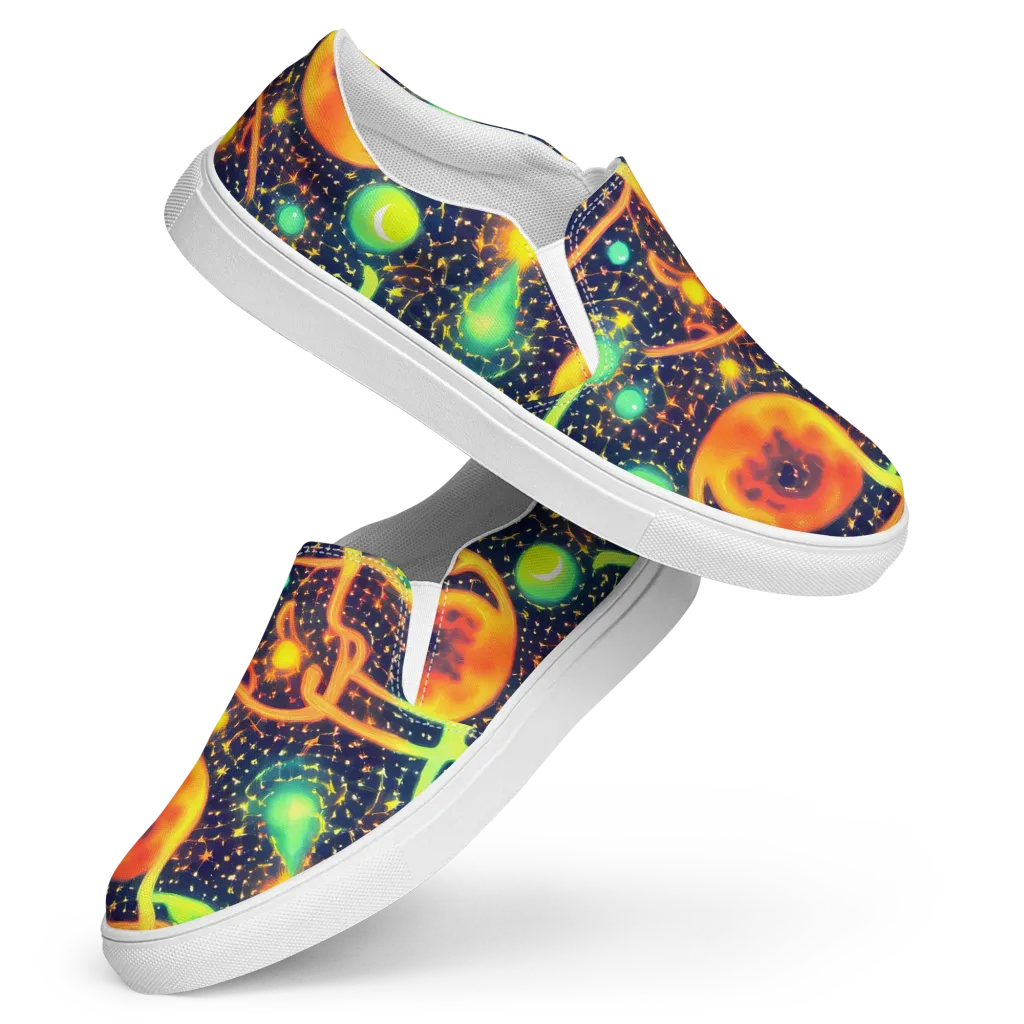 Coorte's Cosmos on Women's Slip-On Canvas Shoes — Front