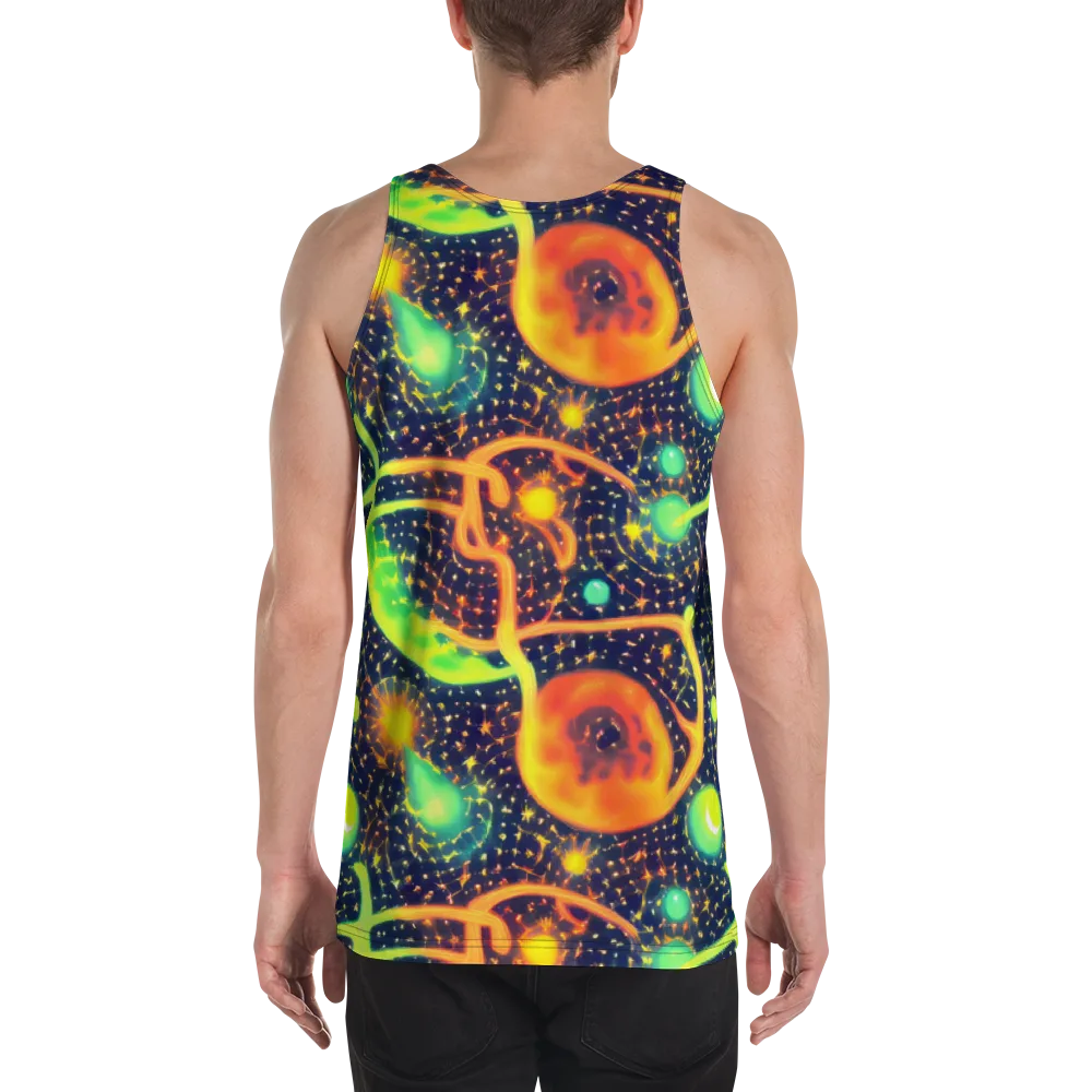 Coorte's Cosmos on Men's Tank Top — Back